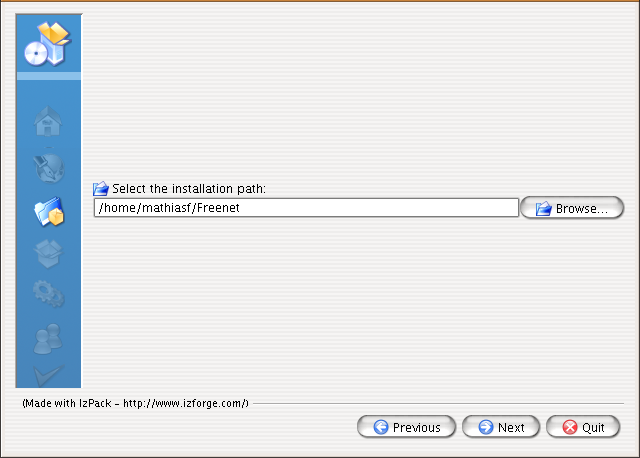 Select Installation Directory Screenshot